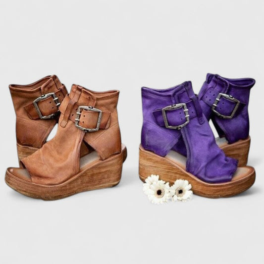 Jess Orthopedic Wedge Sandals for Women - View 2