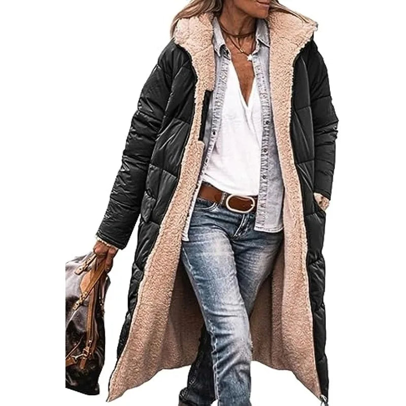 Lena Reversible Hooded Puffer Coat