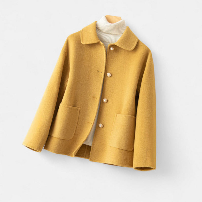 Chiara Cashmere Jacket for Women | Elegant Soft Wool Coat