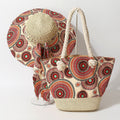 Straw Hat & Beach Tote Set | Summer Vacation