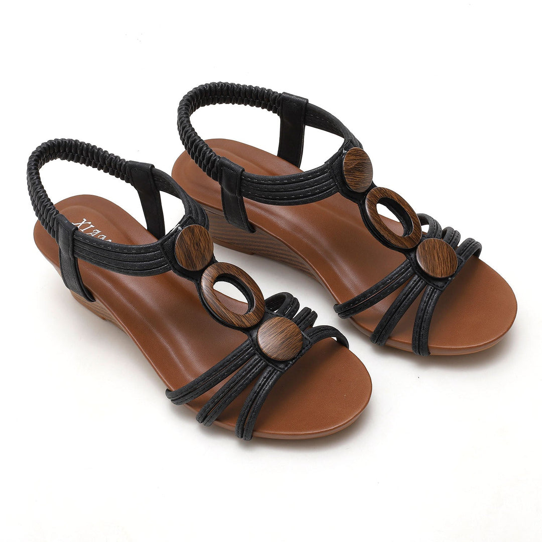 Henrietta Retro Sandals for Women | Casual Vintage Summer Flats
