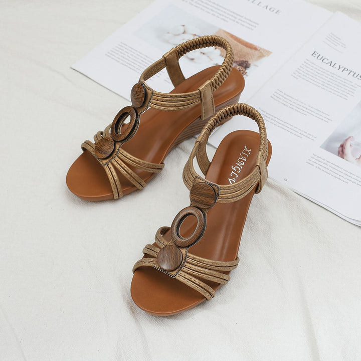 Henrietta Retro Sandals for Women | Casual Vintage Summer Flats