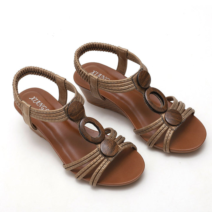 Henrietta Retro Sandals for Women | Casual Vintage Summer Flats