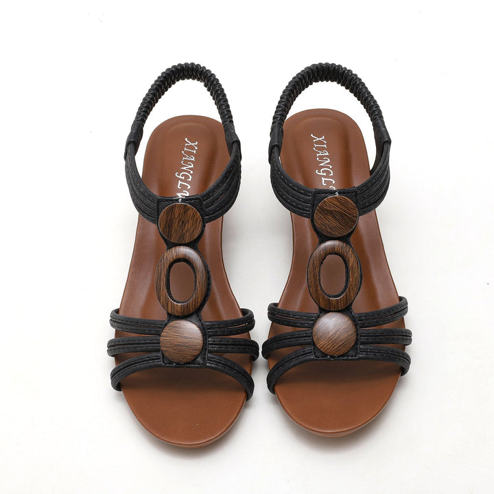 Henrietta Retro Sandals for Women | Casual Vintage Summer Flats