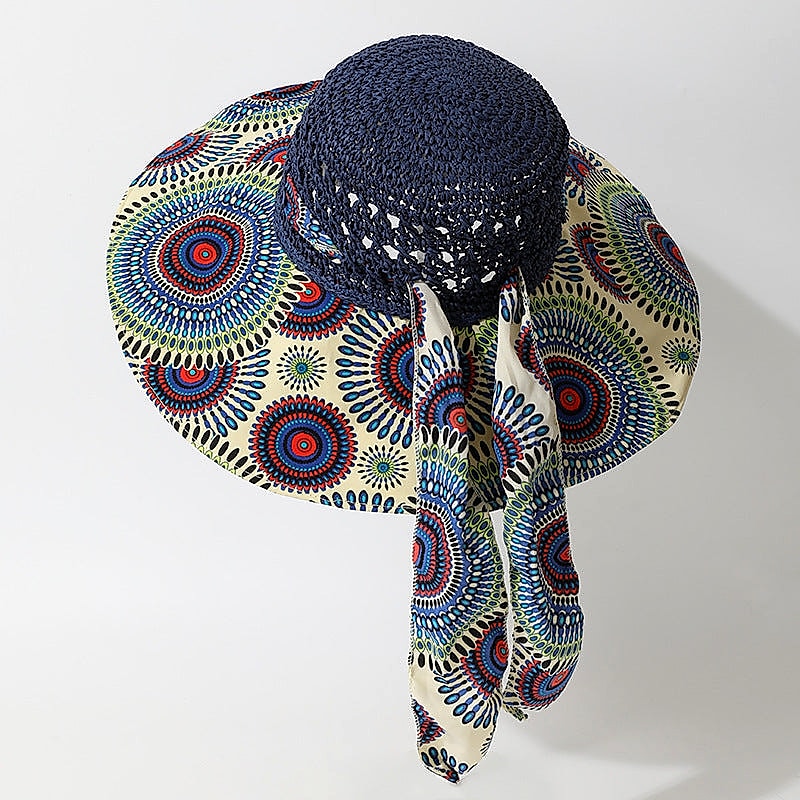 Straw Hat & Beach Tote Set | Summer Vacation