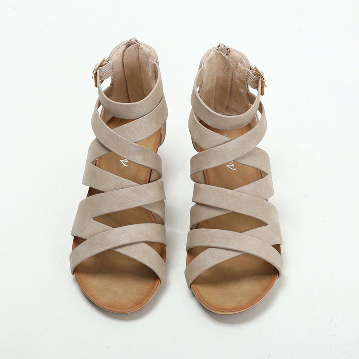 Antonia Roman Style Sandals for Women | Comfortable Casual Flats