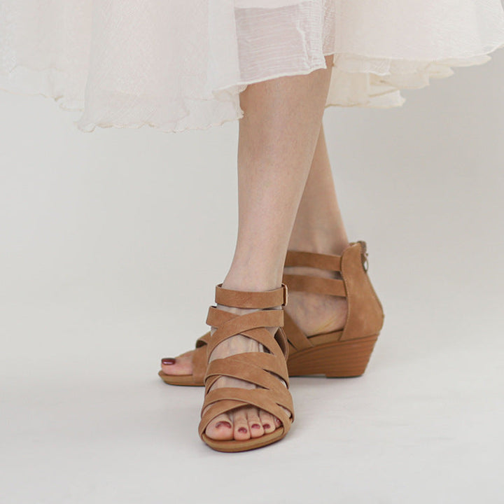 Antonia Roman Style Sandals for Women | Comfortable Casual Flats