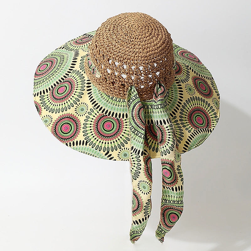Straw Hat & Beach Tote Set | Summer Vacation