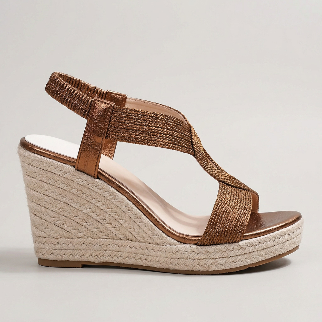 Noelle Knit Open Toe Heels for Women | Comfort Block Heel