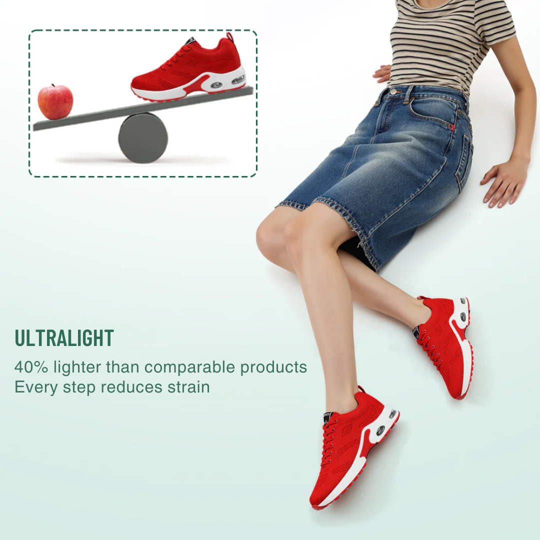 Peacefoot Orthopedic Shoes Red for Women - View 5