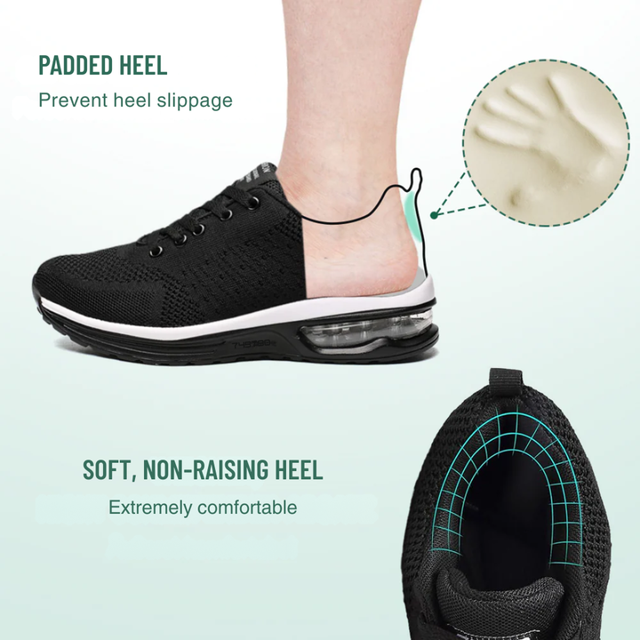 SanoWalk Orthopedic Shoes All Black for Women - View 2