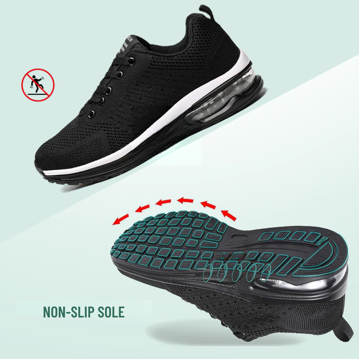 SanoWalk Orthopedic Shoes All Black for Women - View 3