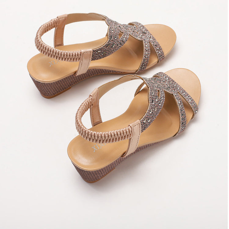 Eveline Light Bohemian Sandals for Women | Simple Summer Flats