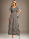 Eleanor | Women's Lace Chiffon Mother of the Bride Dress