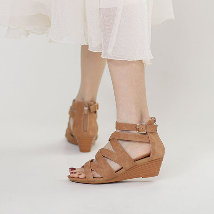 Antonia Roman Style Sandals for Women | Comfortable Casual Flats