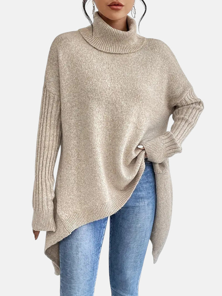 BRIGITTE – LONG TURTLENECK SWEATER