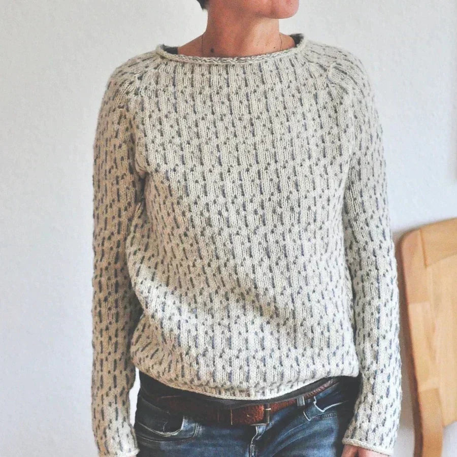 Luna | Elegant Boat Neck Sweater