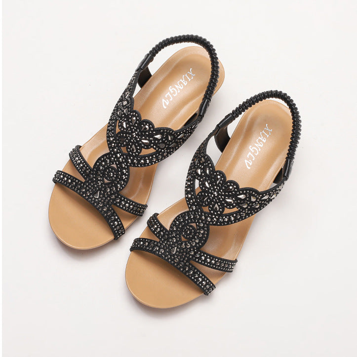 Eveline Light Bohemian Sandals for Women | Simple Summer Flats