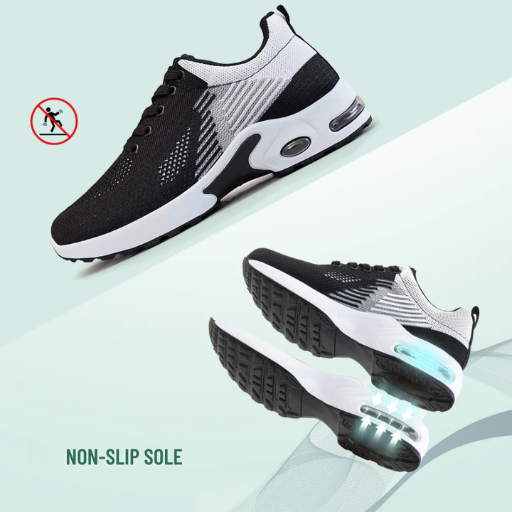 WalkMora Orthopedic Shoes White Black for Women - View 2