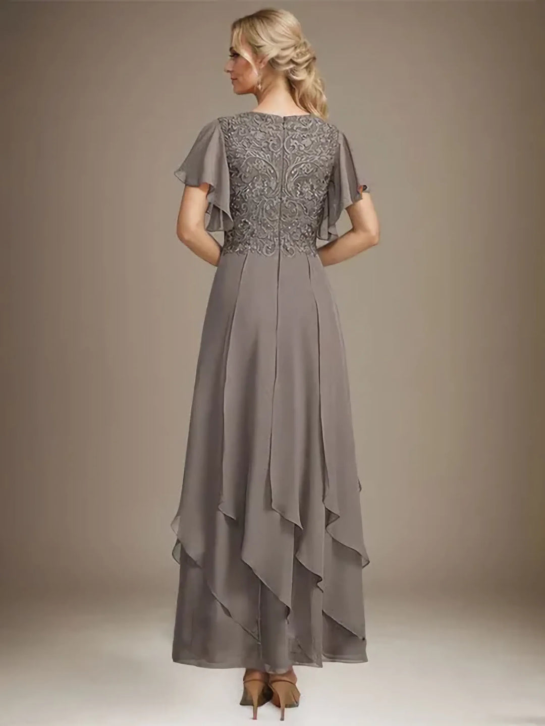 Eleanor Mother of the Bride Dress back view