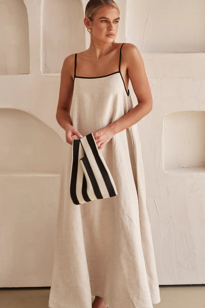Jessica | Spaghetti Strap Maxi Wedding Guest Dress