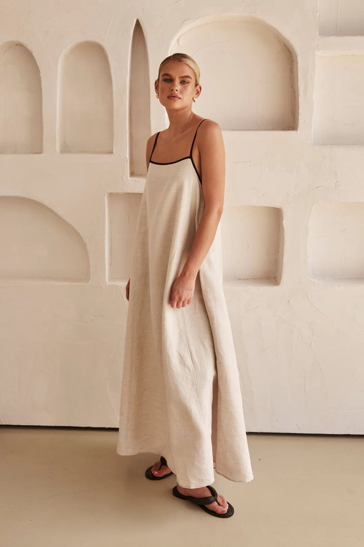 Jessica | Spaghetti Strap Maxi Wedding Guest Dress
