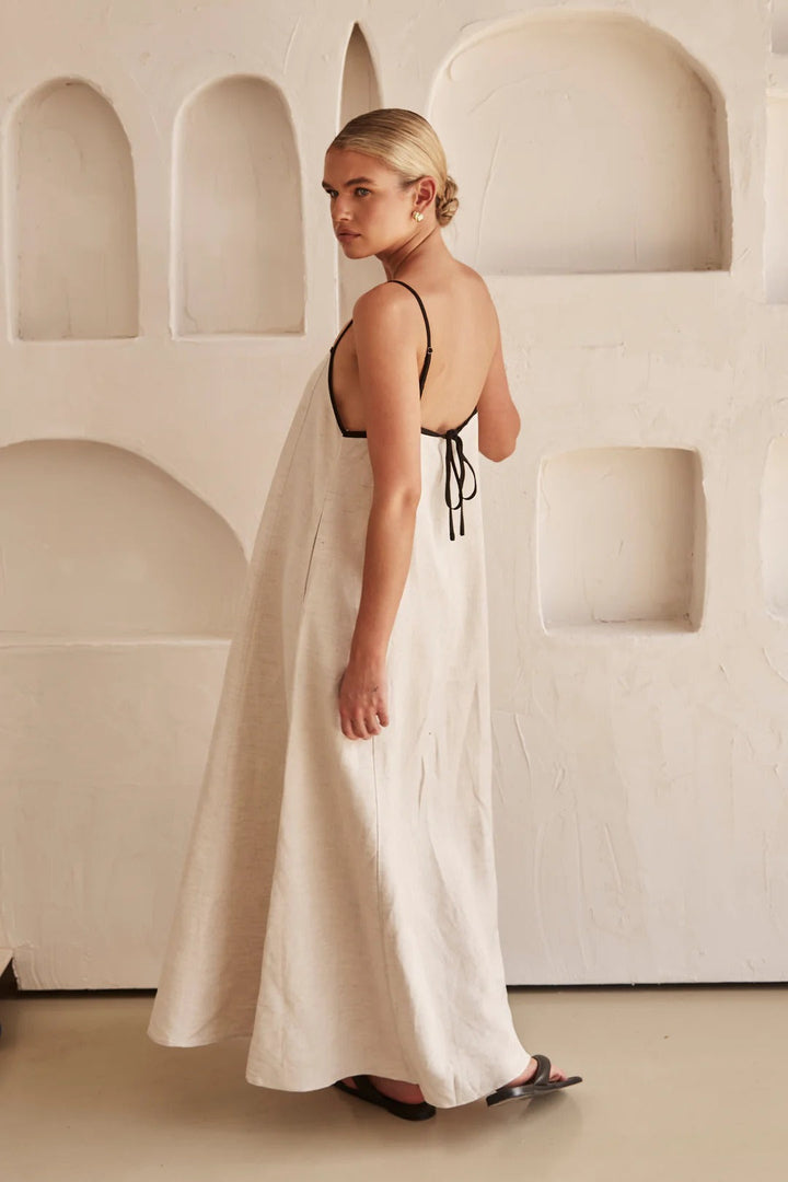 Jessica | Spaghetti Strap Maxi Wedding Guest Dress