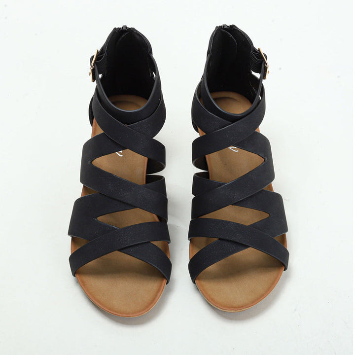 Antonia Roman Style Sandals for Women | Comfortable Casual Flats