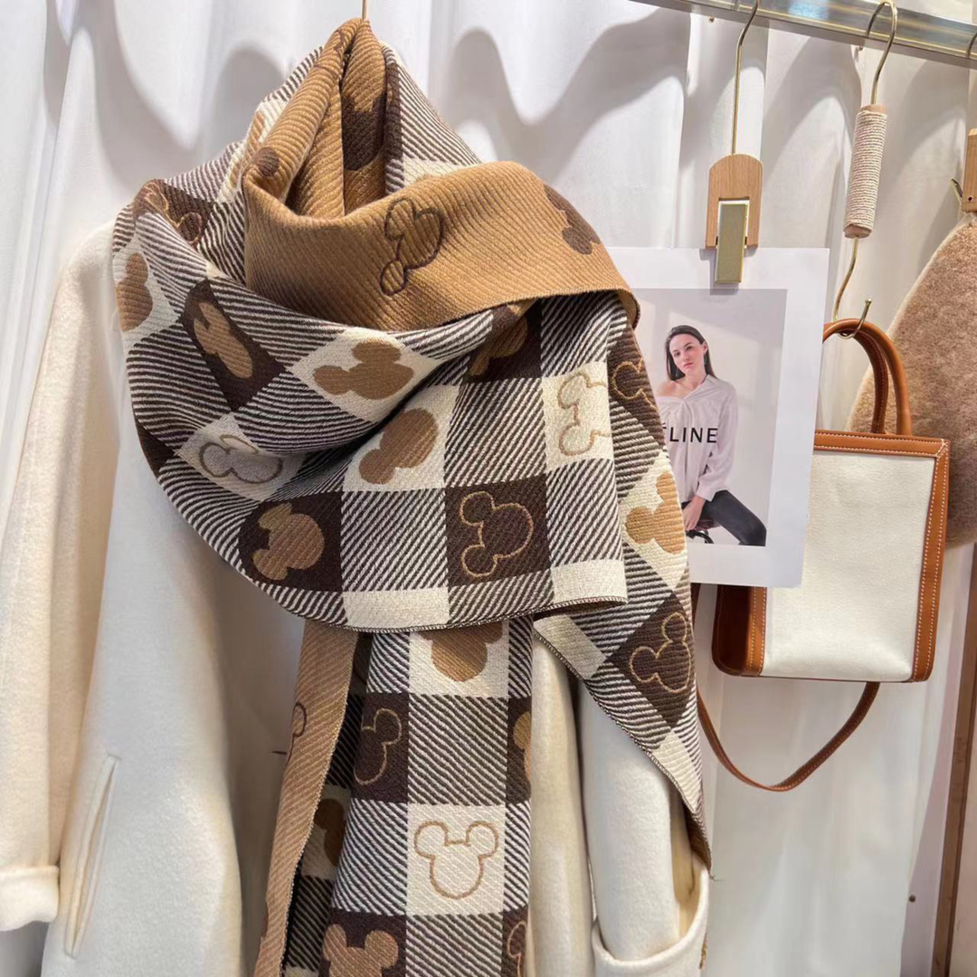 Zolani | Reversible Plaid Scarf