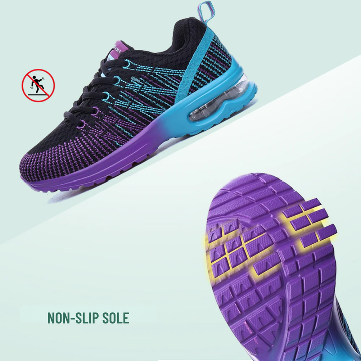 Hildastep Orthopedic Shoes Black Purple for Women - View 5