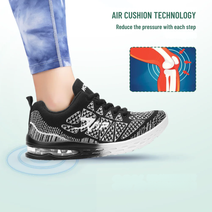 JumpSoft Orthopedic Shoes Black for Women - View 3