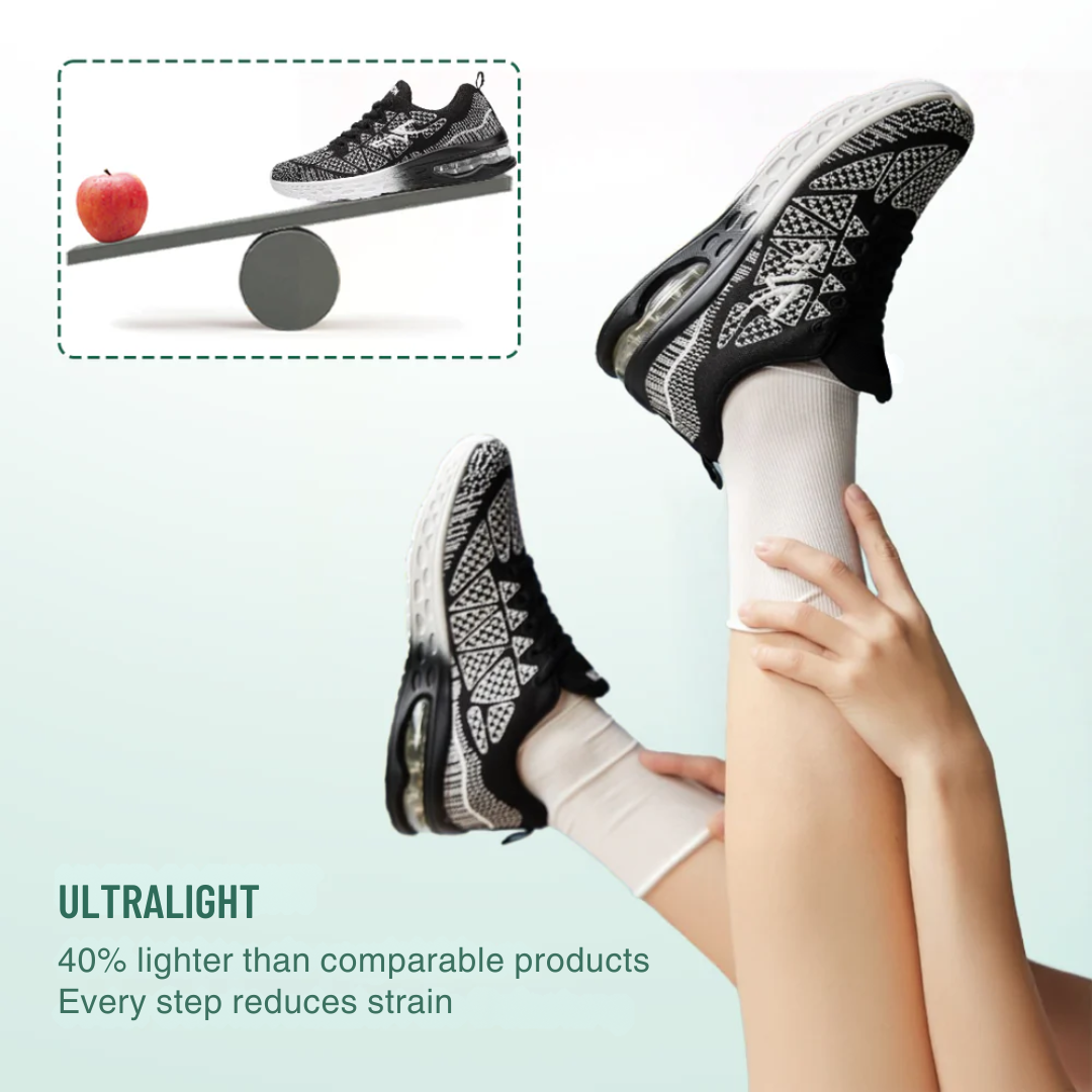 JumpSoft Orthopedic Shoes Black for Women - View 5