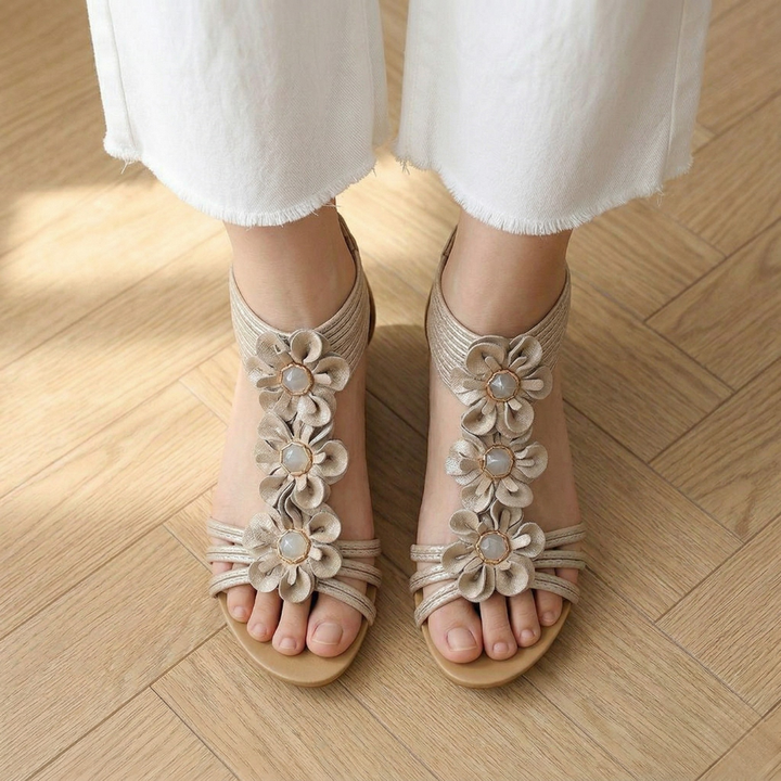 Paloma Boho Comfort Sandals for Women | Soft Casual Summer Flats