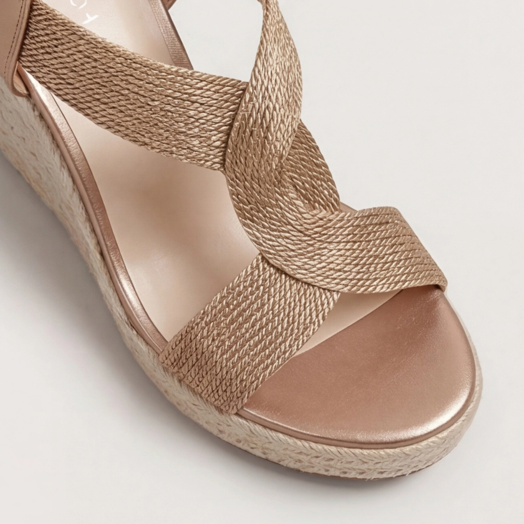 Noelle Knit Open Toe Heels for Women | Comfort Block Heel