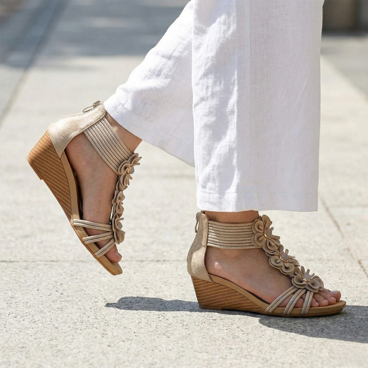 Paloma Boho Comfort Sandals for Women | Soft Casual Summer Flats