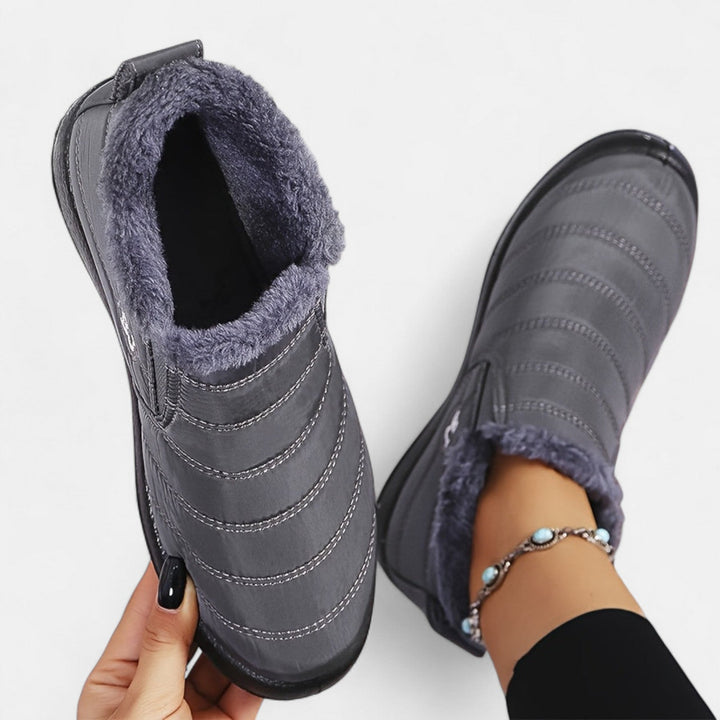 Victoria | Warm Winter Slip-On Boots.