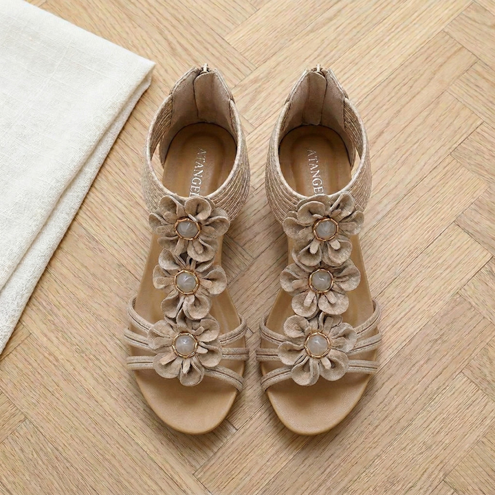 Paloma Boho Comfort Sandals for Women | Soft Casual Summer Flats