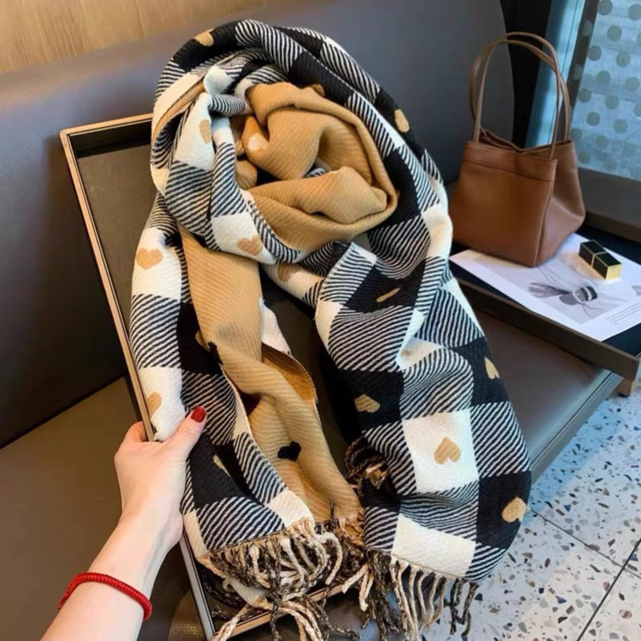 Zolani | Reversible Plaid Scarf