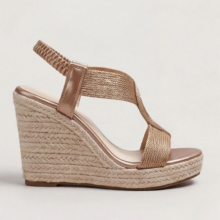 Noelle Knit Open Toe Heels for Women | Comfort Block Heel