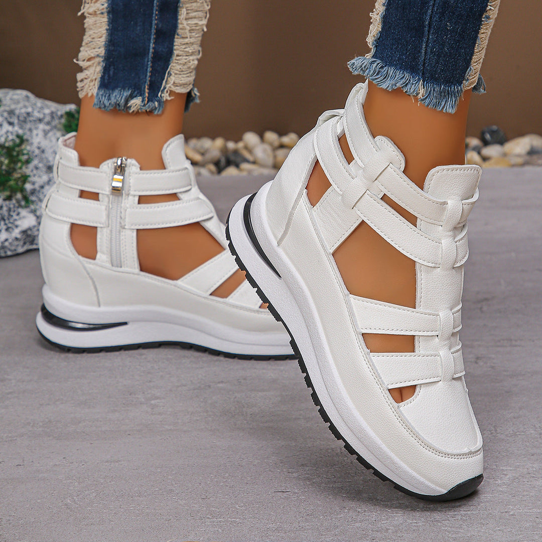Juana® | Comfortable lightweight women's wedge sandals with zipper