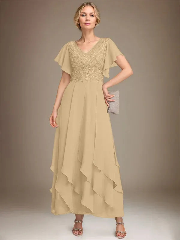Eleanor Mother of the Bride Dress - Champagne