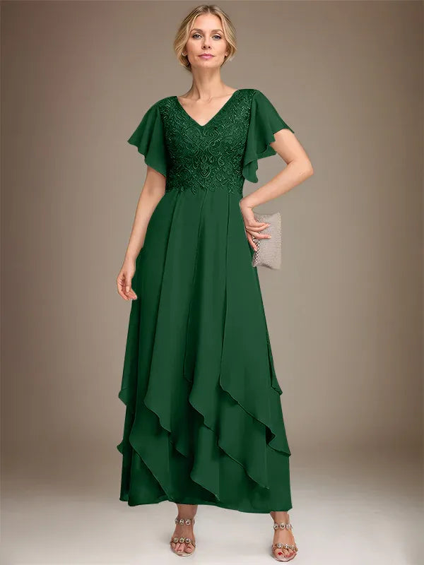 Eleanor Mother of the Bride Dress - Emerald