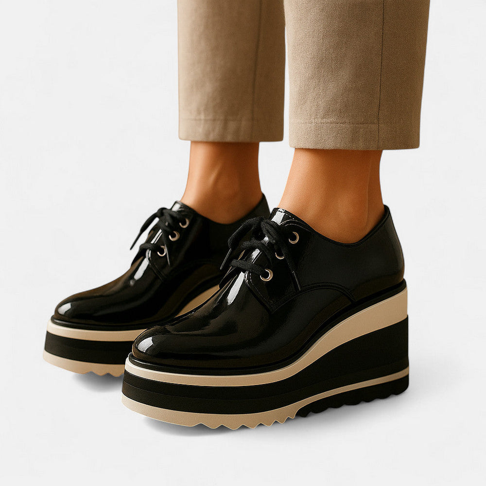 Chiara Orthopedic Platform Derby Shoes for Women - View 2