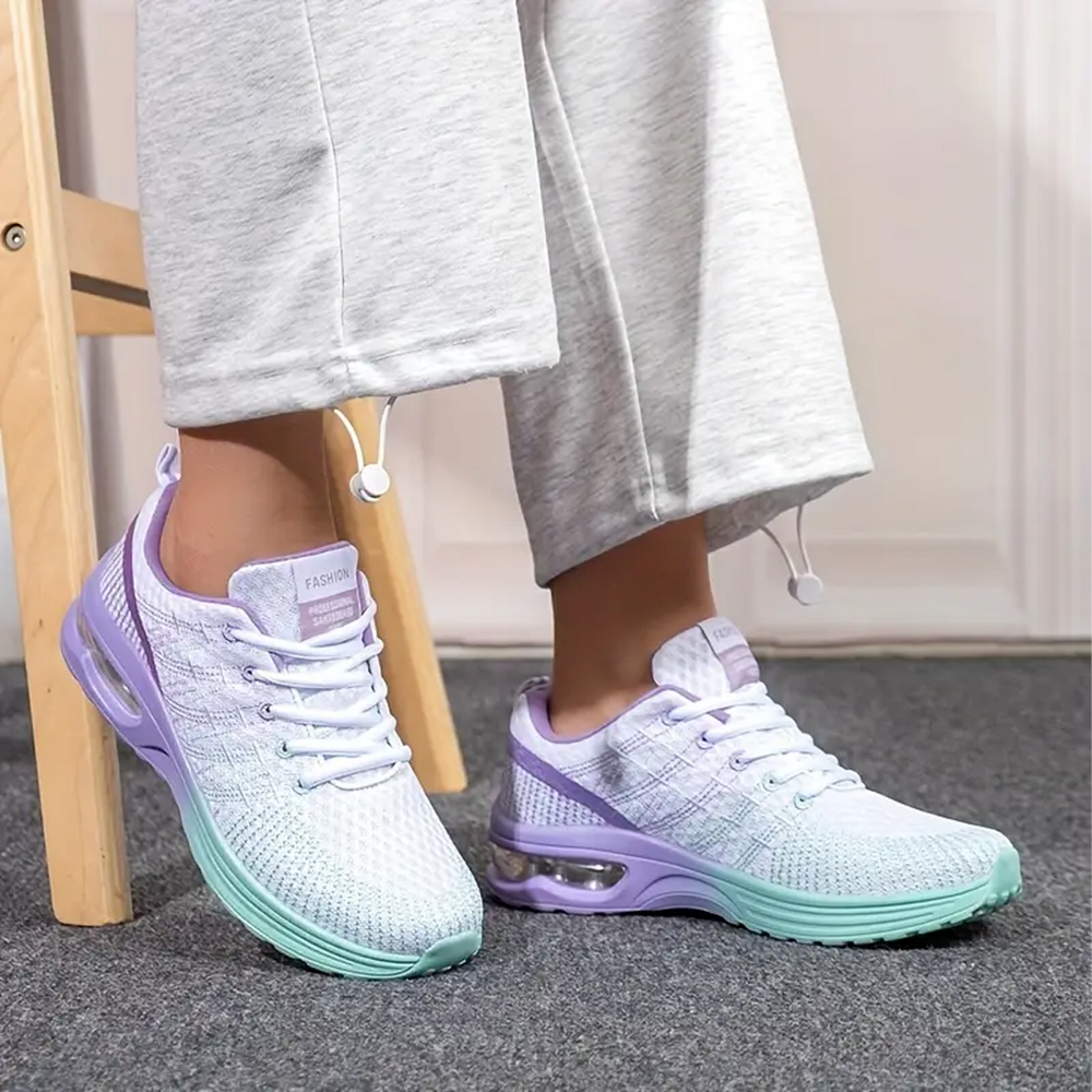Hildastep Orthopedic Shoes Violet Turquoise for Women - View 2