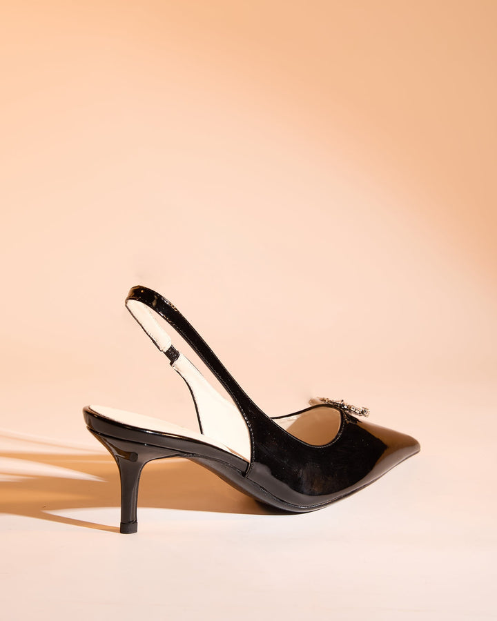 Miriana Rhinestone Slingback Pumps