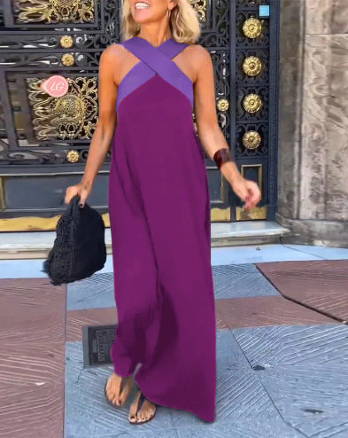 Delphine Crossed Cut Dress for Women - View 4