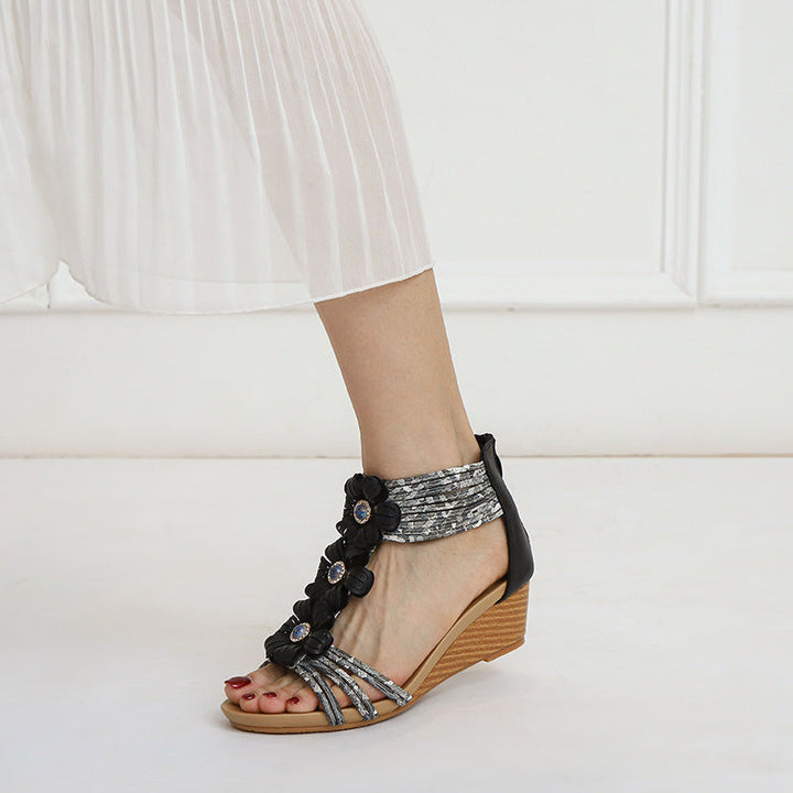 Delphina Boho Comfort Sandals for Women | Casual Summer Flats