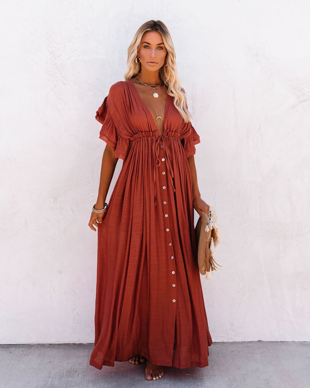 Rose | Boho Summer Maxi Dress