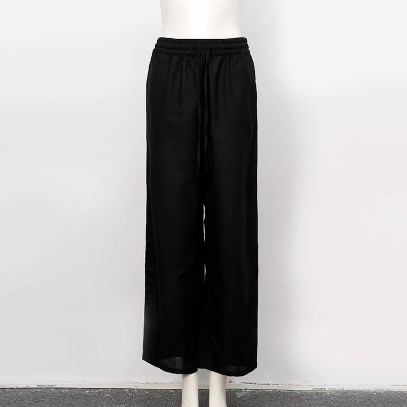 Drawstring Linen Lounge Pants | Summer Style