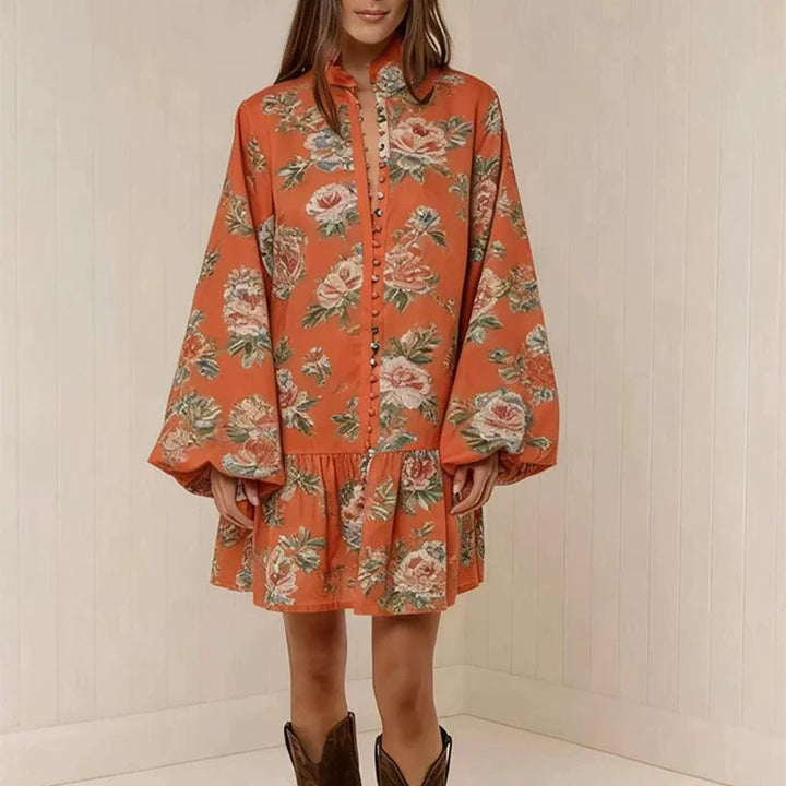 Floral Button-Down Mini Dress | Summer Outfit